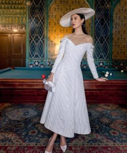 Glamor Maksimal! 13 Gaun Couture Ann Liu Di Pernikahannya