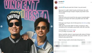 Desta Tinggalkan Vindes Corp, Pesan Untuk Vincent Bikin Haru