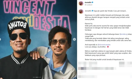 Desta Tinggalkan Vindes Corp, Pesan Untuk Vincent Bikin Haru