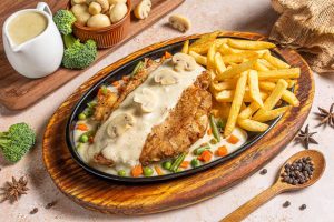 Gurih Maksimal! Chicken Steak Saus Mushroom Yang Creamy
