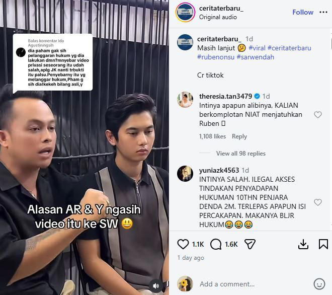 Makin Memanas! Artos Buka Suara Soal Video Call Ruben Onsu